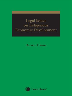 cover image of Legal Issues on Indigenous Economic Development